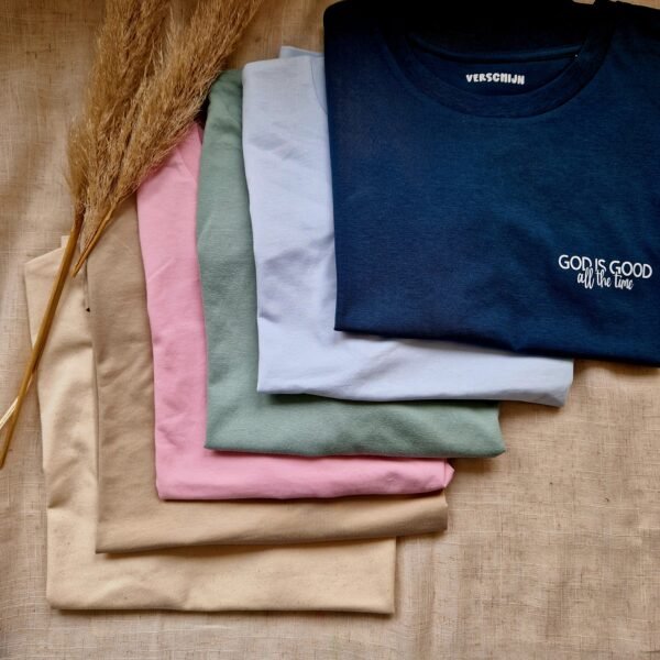 god is good christelijk shirt verschijn duurzame kleding