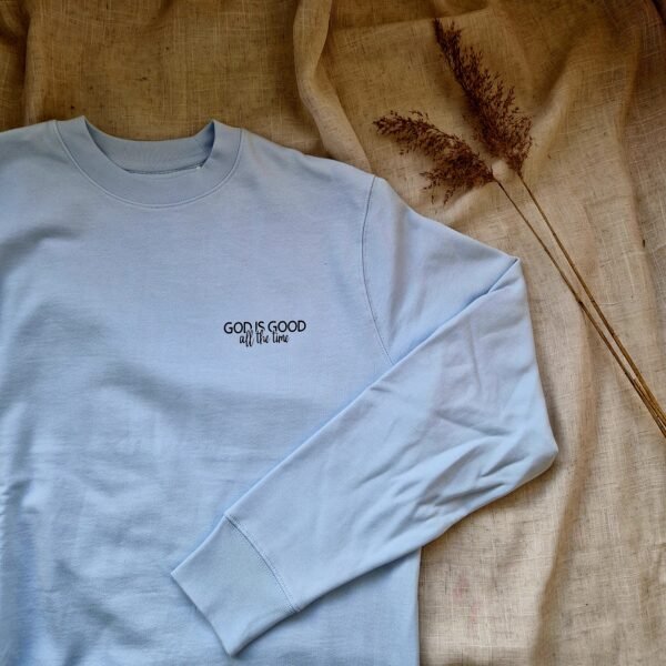 god is good christelijk sweater verschijn duurzame kleding