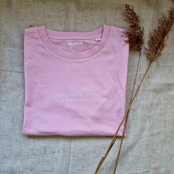walk by faith christelijk verschijn duurzame kleding