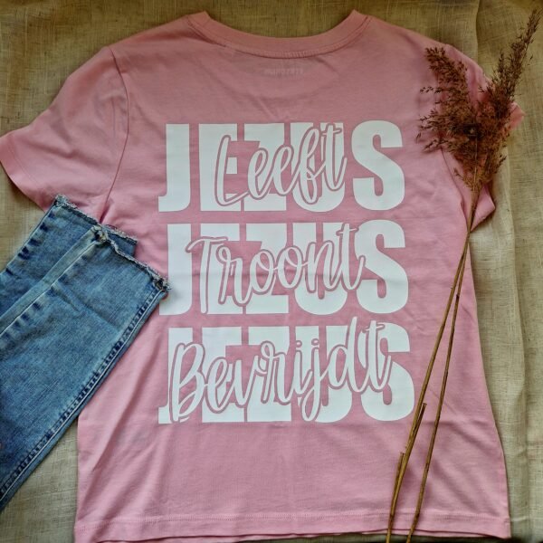jezus christelijk shirt verschijn duurzame kleding
