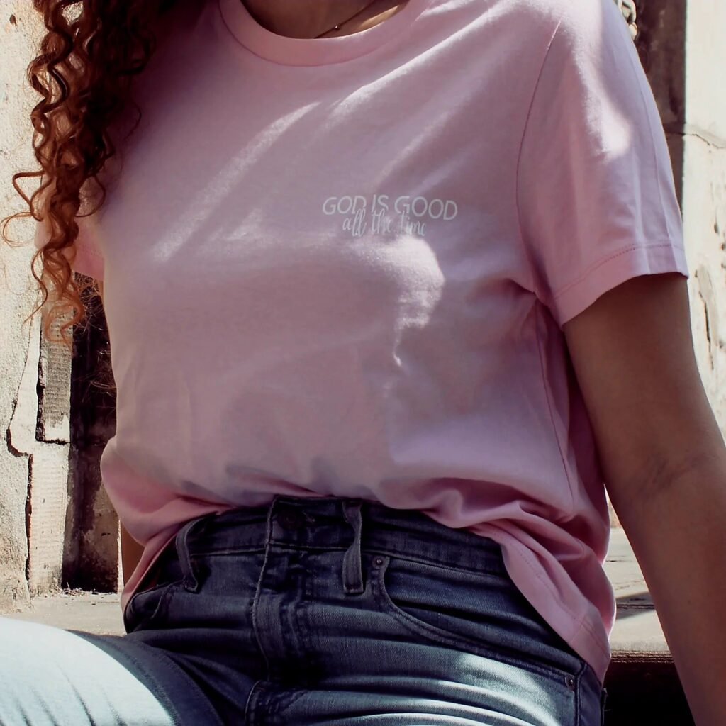 god is good verschijn christelijk shirt