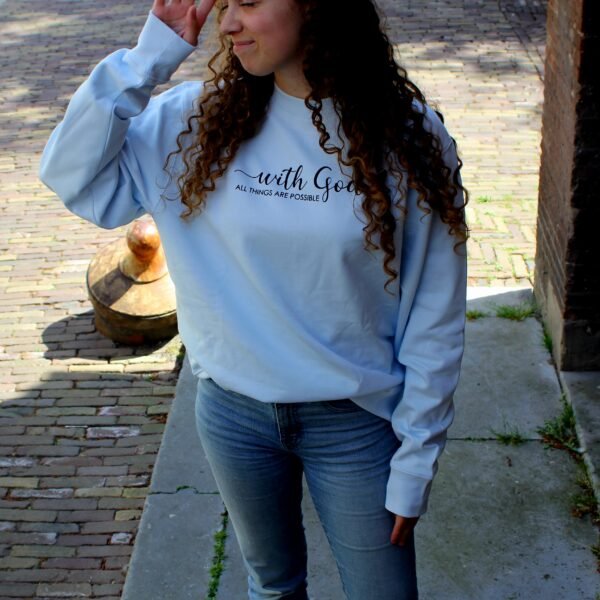 with god christelijk sweater verschijn duurzame kleding