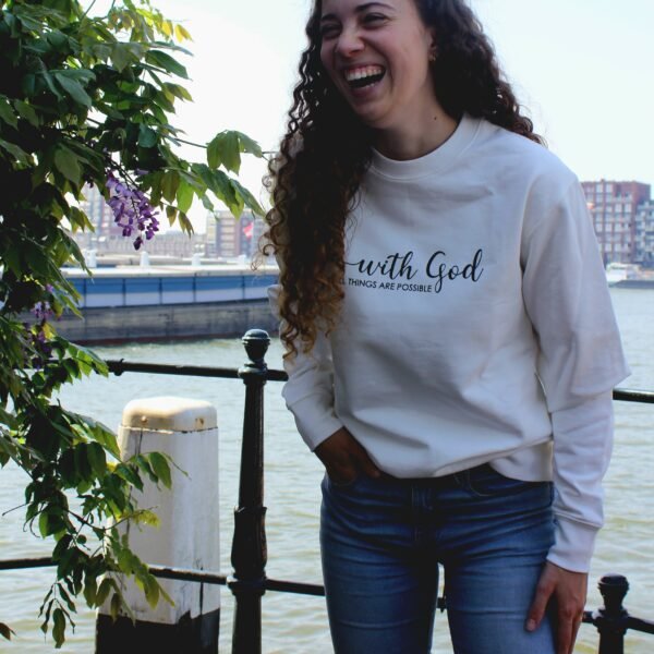 with god christelijk sweater verschijn duurzame kleding