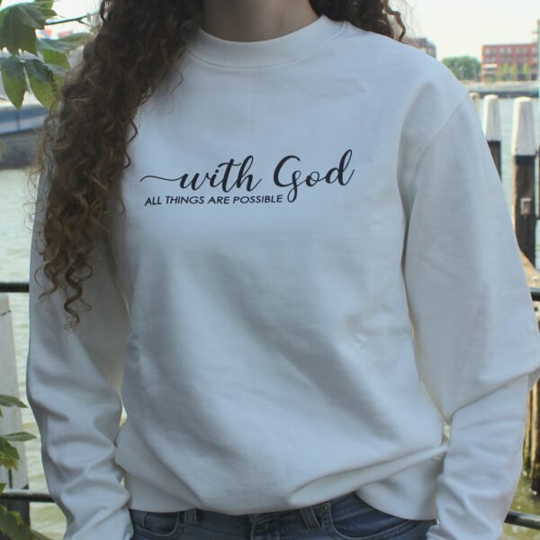 with god christelijk sweater verschijn duurzame kleding