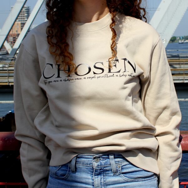 chosen christelijk sweater verschijn duurzame kleding