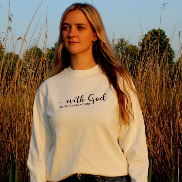 with god christelijk sweater verschijn duurzame kleding