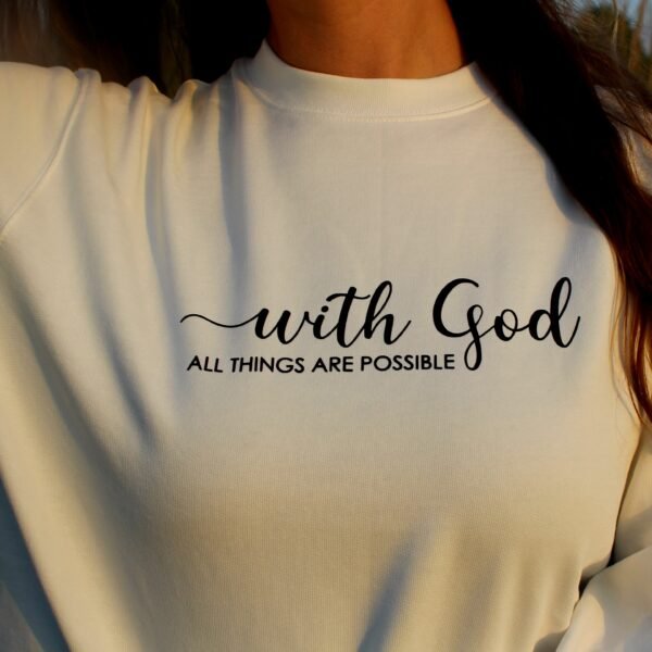 with god christelijk sweater verschijn duurzame kleding