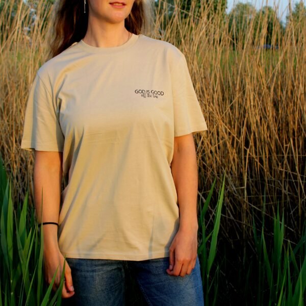 verschijn, christelijk shirt, god is good, christelijke kleding