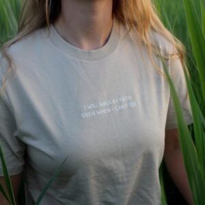 i will walk by faith shirt unisex verschijn