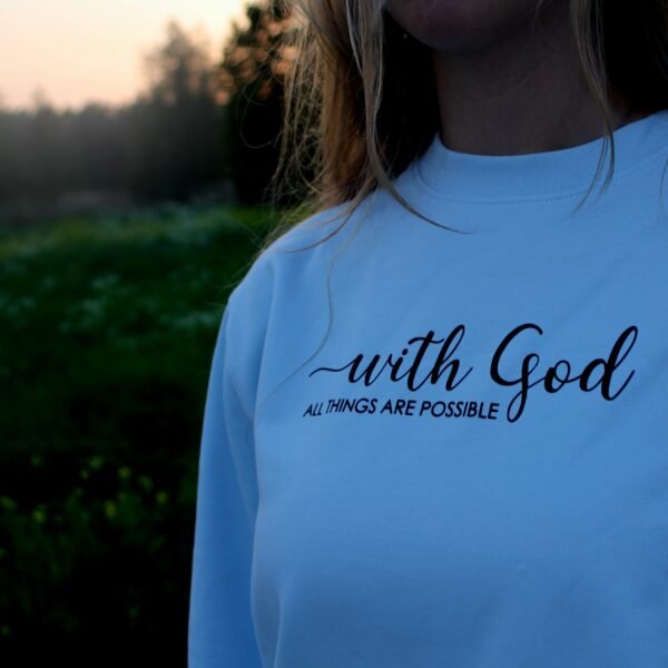 with god christelijk sweater verschijn duurzame kleding