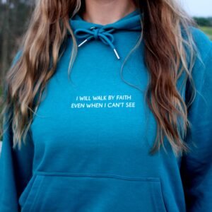 walk by faith christelijk sweater verschijn duurzame kleding