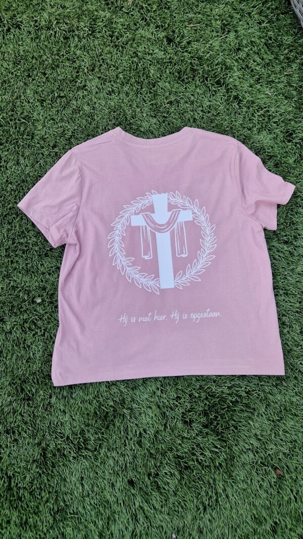 Verschijn- hij is niet hier - christelijke kleding - dames - shirt